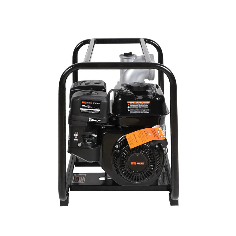 GMD-100TWP 352 GPM 4" Semi-Trash Water Pump with 7.5 HP Gas Engine