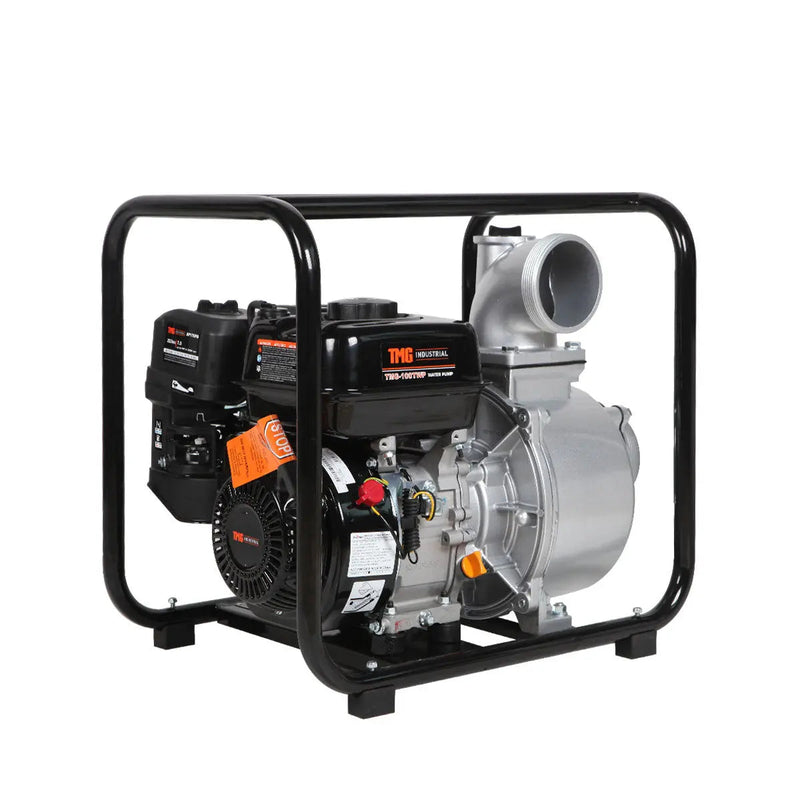 GMD-100TWP 352 GPM 4" Semi-Trash Water Pump with 7.5 HP Gas Engine
