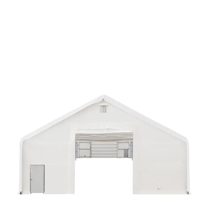 40' x 80' Dual Truss Storage Shelter with Heavy Duty 21 oz PVC Cover & Drive Through Doors, GMD-DT4082 (Previously DT4081)