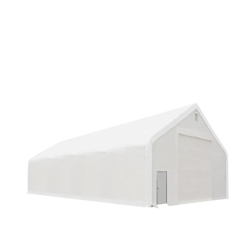40' x 80' Dual Truss Storage Shelter with Heavy Duty 21 oz PVC Cover & Drive Through Doors, GMD-DT4082 (Previously DT4081)