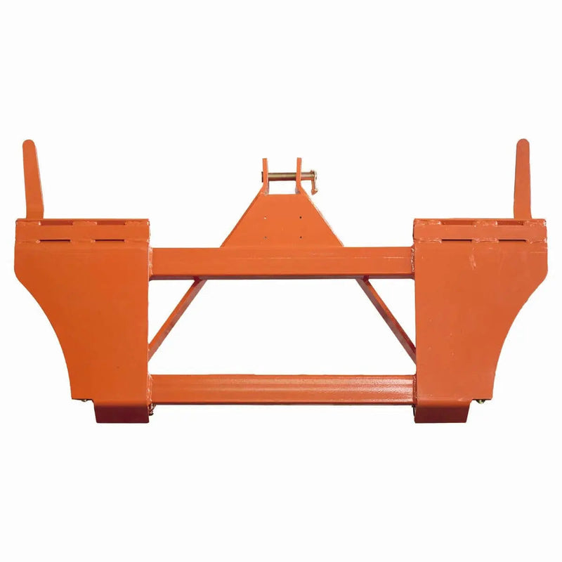 3-Point CAT1 to Universal Quick Attach Adapter Skid Steers, 2200 Lb Capacity, 3-Point Hitch Connection, GMD-TQS04