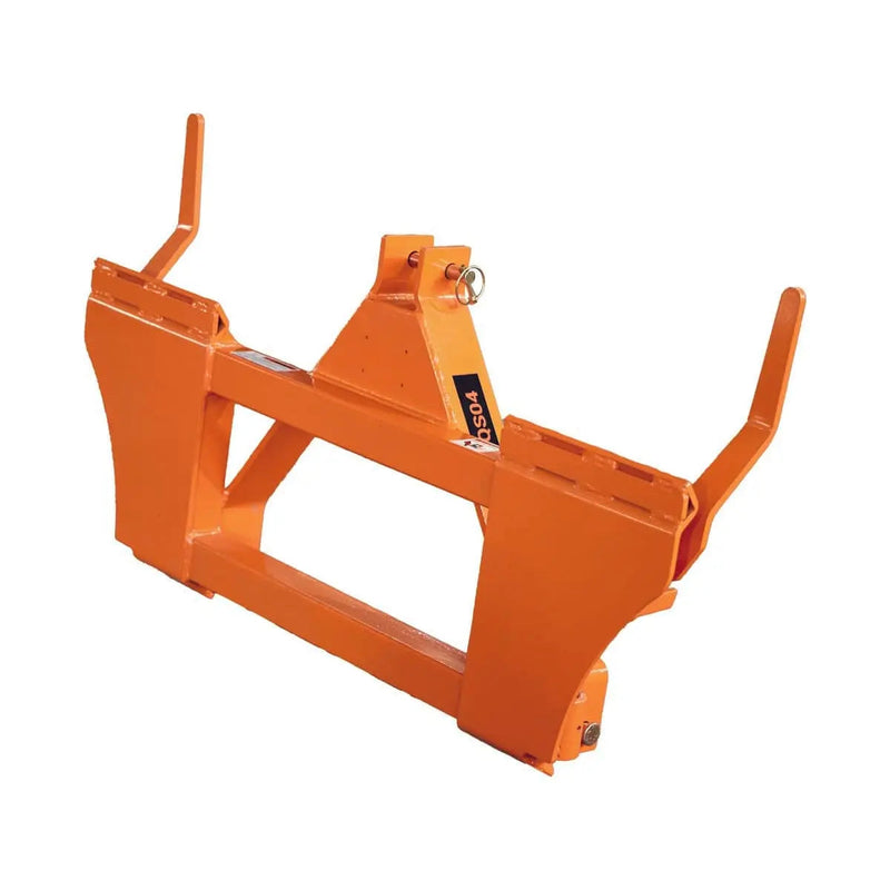 3-Point CAT1 to Universal Quick Attach Adapter Skid Steers, 2200 Lb Capacity, 3-Point Hitch Connection, GMD-TQS04