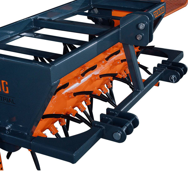 3 Point Hitch Drum Plug Aerator, 50" Working Width, Cat 1 & Cat 2 Tractors, 5" Plug Length, GMD-TLA50