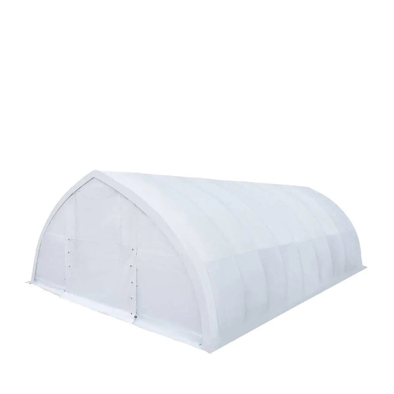 30' x 40' Peak Ceiling Storage Shelter with Heavy Duty 17 oz PVC Cover & Drive Through Doors, GMD-ST3040V