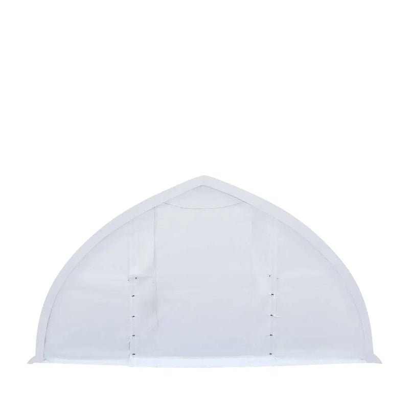 30' x 40' Peak Ceiling Storage Shelter with Heavy Duty 17 oz PVC Cover & Drive Through Doors, GMD-ST3040V