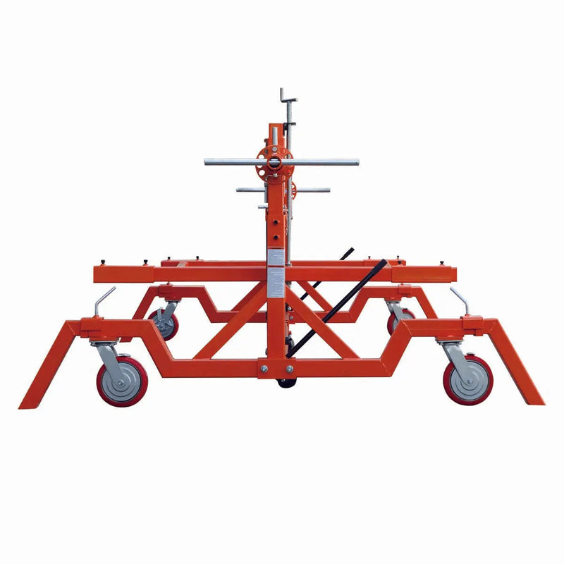 4000 LB Car Automotive Rotisserie, Dual Hydraulic Cylinders, 8" Locking Casters, 22' Working Length, GMD-ALR40