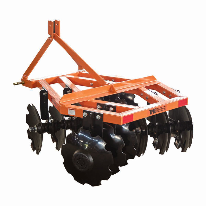 48" Notched Disc Harrow, 3-Point Hitch, Cat 1 Hook-up, 20-30 HP Tractors, GMD-TDH04