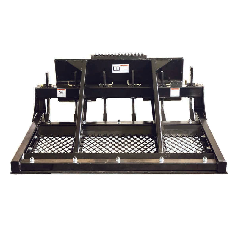 60" Skid Steer Land Plane, Adjustable & Reversible Scarifier Teeth, Bolt-On Cutting Blades, Removable Sift Screen GMD-SLP60