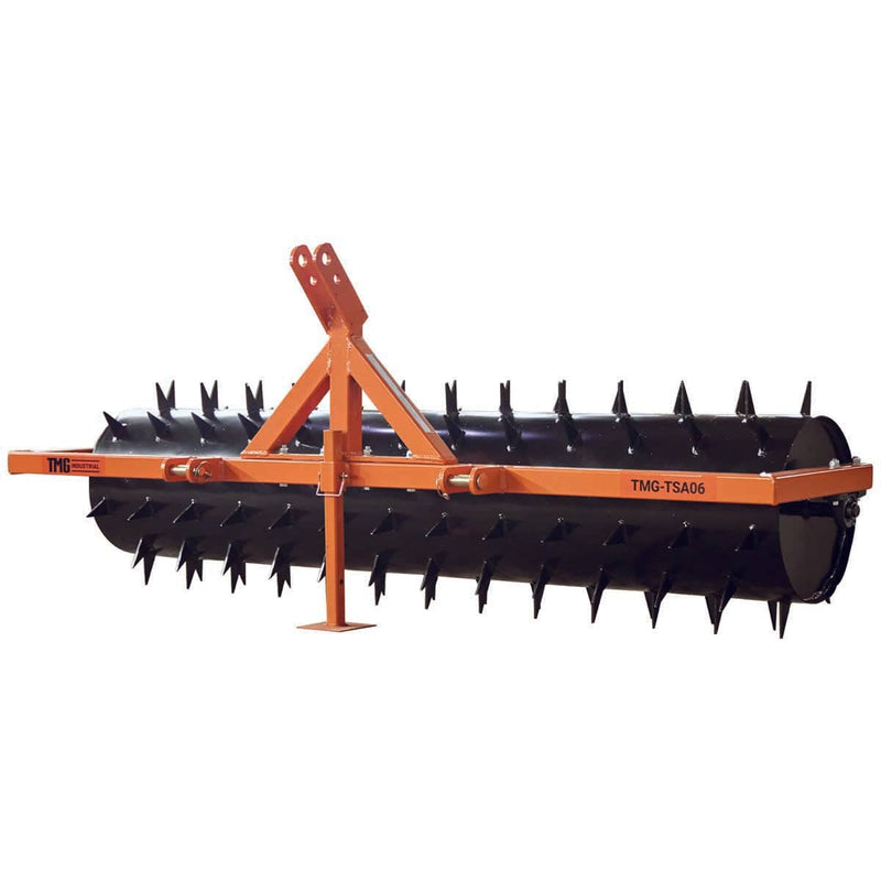 72" 3-Point Drum Spike Aerator, CAT 1 & 2 Hook-Up, 20-50 HP Tractor, GMD-TSA06