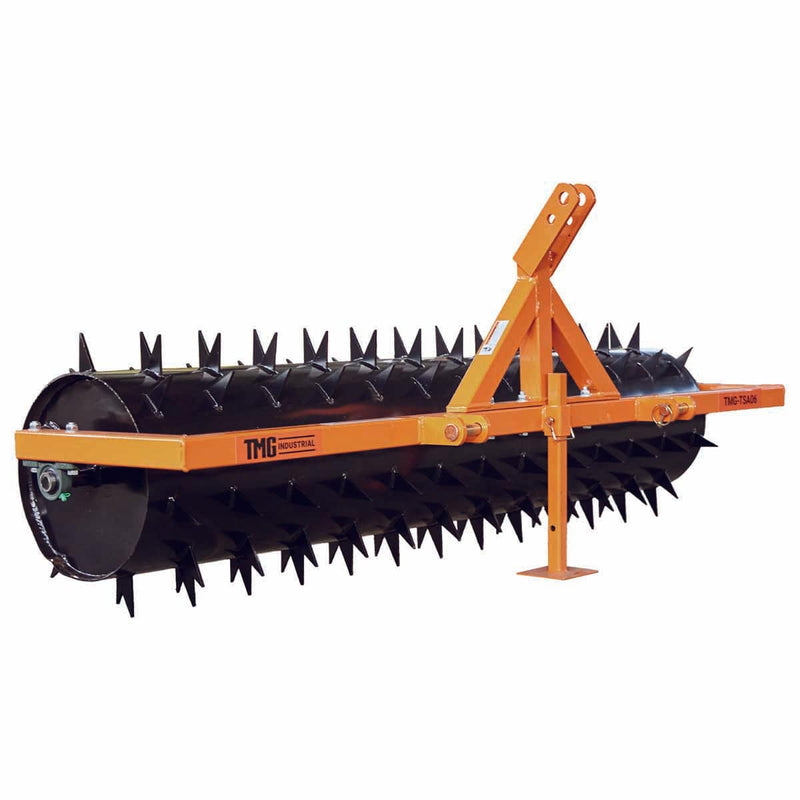 72" 3-Point Drum Spike Aerator, CAT 1 & 2 Hook-Up, 20-50 HP Tractor, GMD-TSA06
