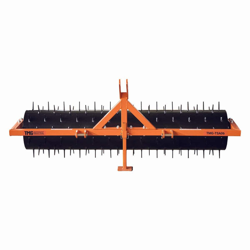 72" 3-Point Drum Spike Aerator, CAT 1 & 2 Hook-Up, 20-50 HP Tractor, GMD-TSA06