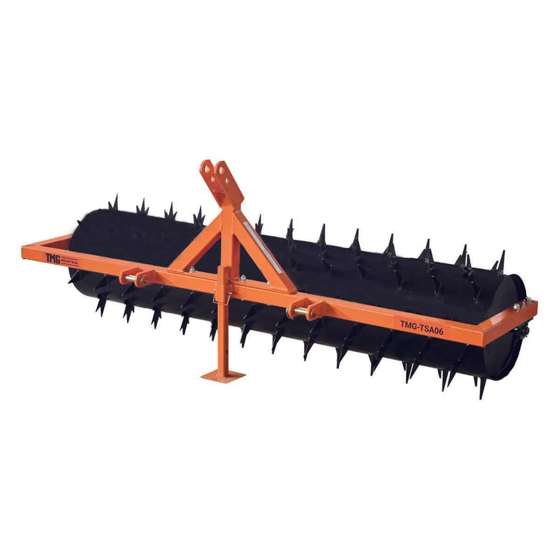 72" 3-Point Drum Spike Aerator, CAT 1 & 2 Hook-Up, 20-50 HP Tractor, GMD-TSA06