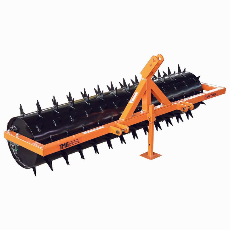 72" 3-Point Drum Spike Aerator, CAT 1 & 2 Hook-Up, 20-50 HP Tractor, GMD-TSA06