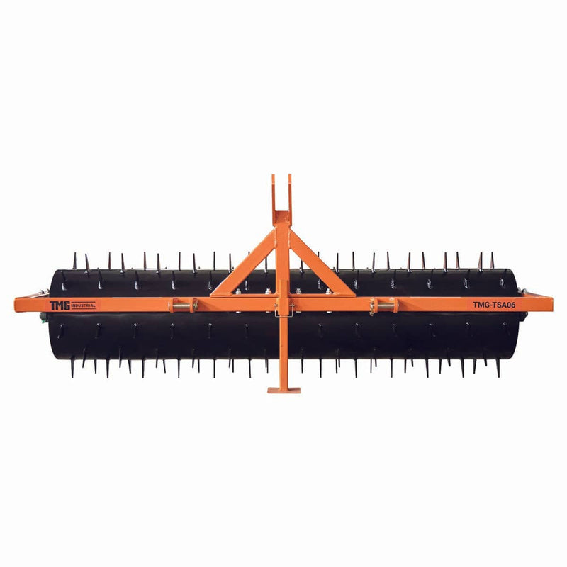 72" 3-Point Drum Spike Aerator, CAT 1 & 2 Hook-Up, 20-50 HP Tractor, GMD-TSA06