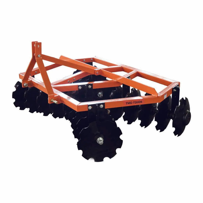 72" Notched Disc Harrow, 3-Point Hitch, Cat 1 Hook-up, 25-45 HP Tractors, GMD-TDH06