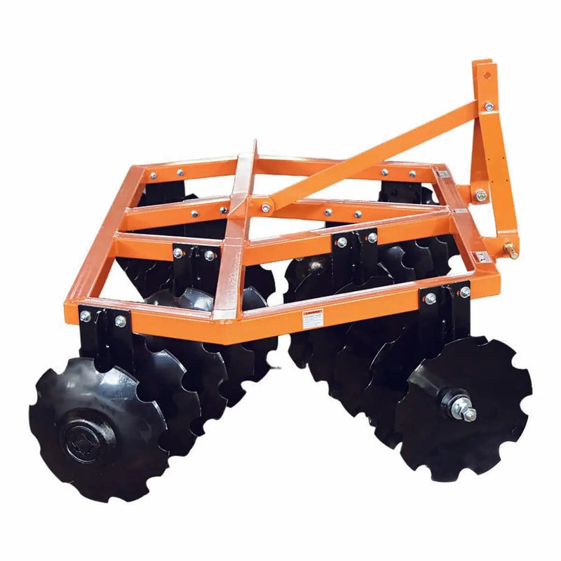 72" Notched Disc Harrow, 3-Point Hitch, Cat 1 Hook-up, 25-45 HP Tractors, GMD-TDH06