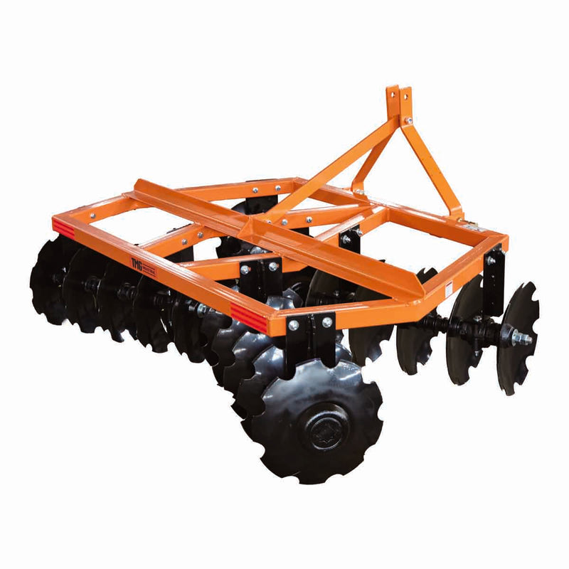 72" Notched Disc Harrow, 3-Point Hitch, Cat 1 Hook-up, 25-45 HP Tractors, GMD-TDH06