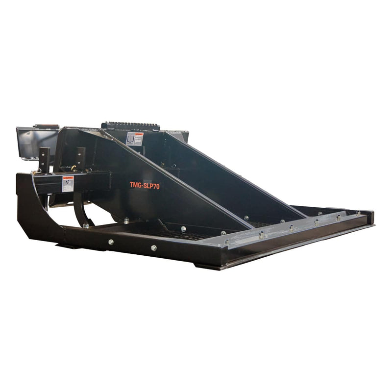 72" Skid Steer Land Plane, Adjustable & Reversible Scarifier Teeth, Bolt-On Cutting Blades, Removable Sift Screen, GMD-SLP70