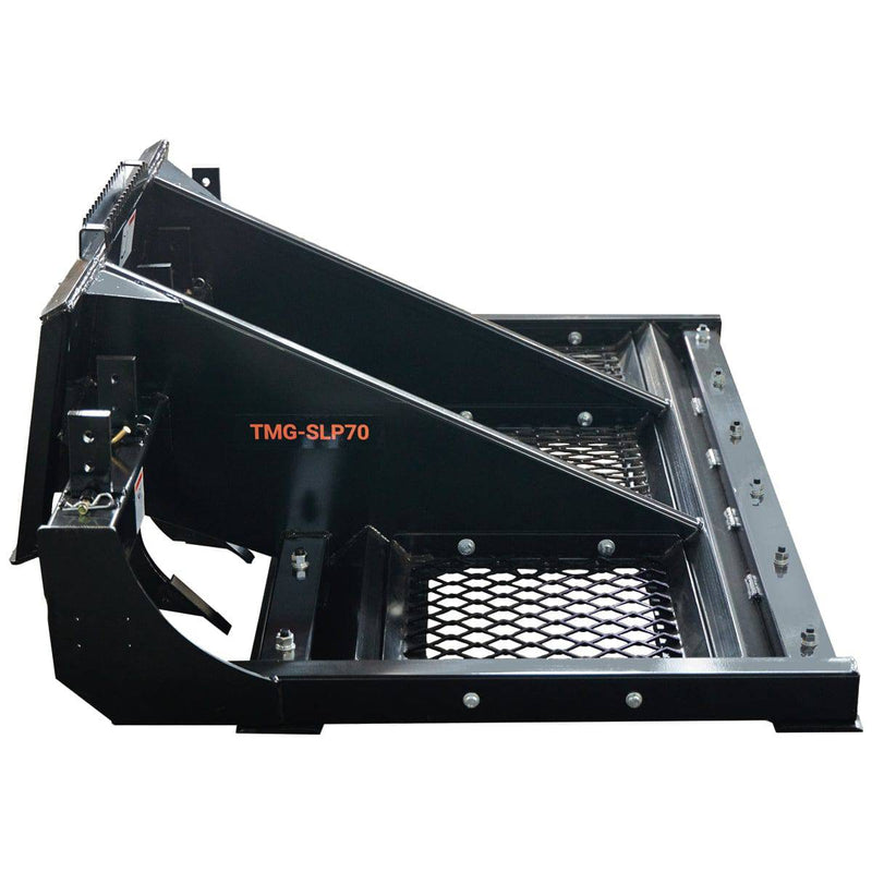 72" Skid Steer Land Plane, Adjustable & Reversible Scarifier Teeth, Bolt-On Cutting Blades, Removable Sift Screen, GMD-SLP70