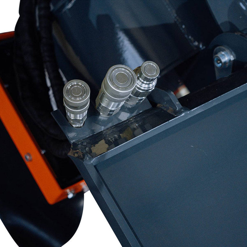 Skid Steer Stump Grinder, 24" Rotor Size, 7" Cutting Below Ground, Steel Carbide Teeth, GMD-SSG25