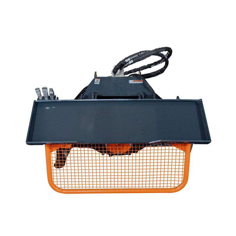 Skid Steer Stump Grinder, 24" Rotor Size, 7" Cutting Below Ground, Steel Carbide Teeth, GMD-SSG25