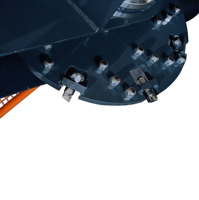 Skid Steer Stump Grinder, 24" Rotor Size, 7" Cutting Below Ground, Steel Carbide Teeth, GMD-SSG25