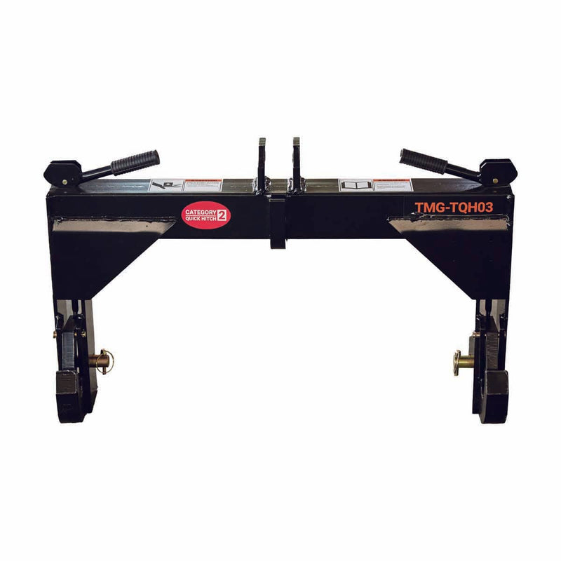 Tractor 3-Point Quick Hitch, 3600 Lb Capacity, CAT 2 Hook-Up, 90 HP Tractor, ASAE Specifications, GMD-TQH03