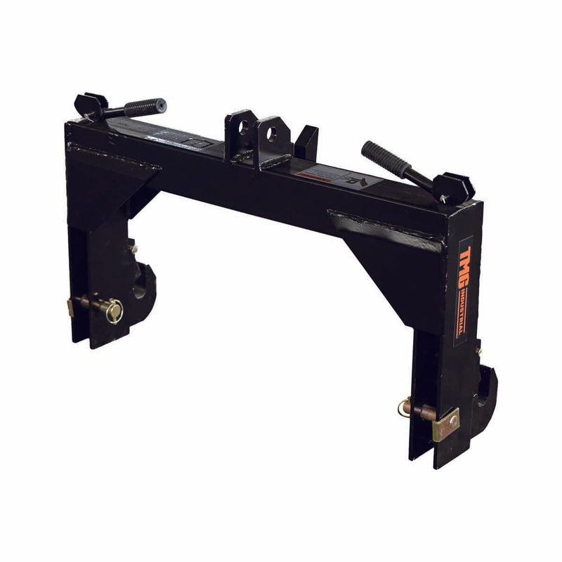 Tractor 3-Point Quick Hitch, 3600 Lb Capacity, CAT 2 Hook-Up, 90 HP Tractor, ASAE Specifications, GMD-TQH03