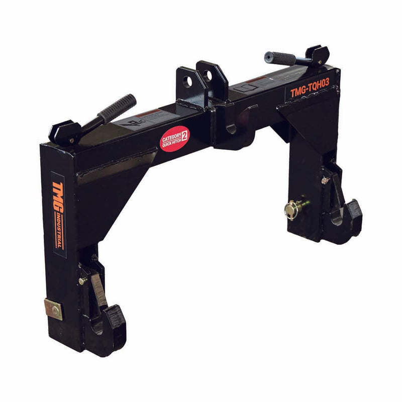 Tractor 3-Point Quick Hitch, 3600 Lb Capacity, CAT 2 Hook-Up, 90 HP Tractor, ASAE Specifications, GMD-TQH03