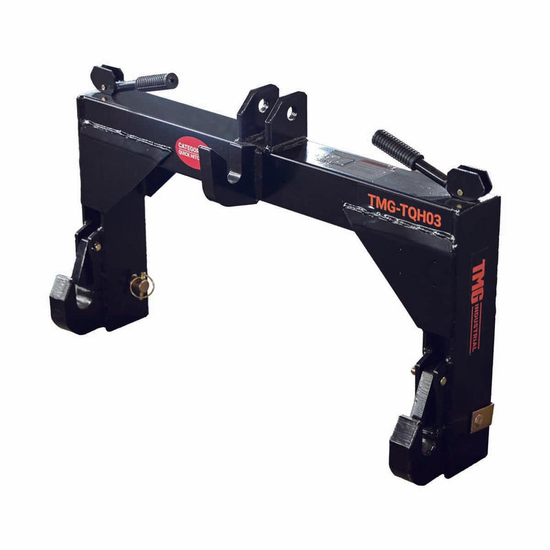 Tractor 3-Point Quick Hitch, 3600 Lb Capacity, CAT 2 Hook-Up, 90 HP Tractor, ASAE Specifications, GMD-TQH03