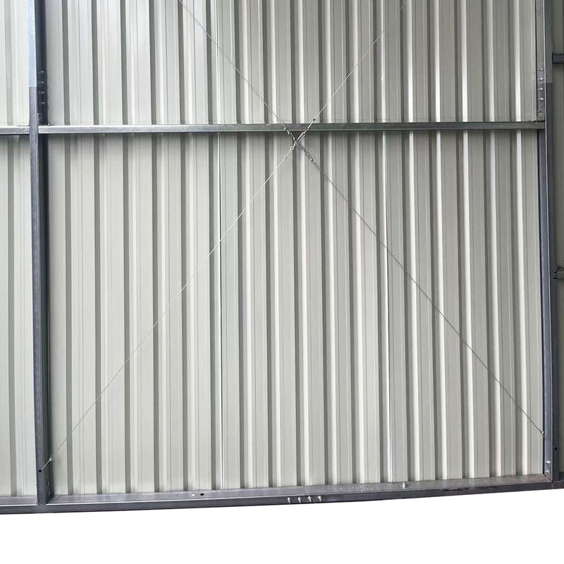 30' x 50' Metal Garage Shed – Steel Building with 11' Clearance High Front Doors, Side Entry Door, 16 GA Steel Structure GMD-MS3050