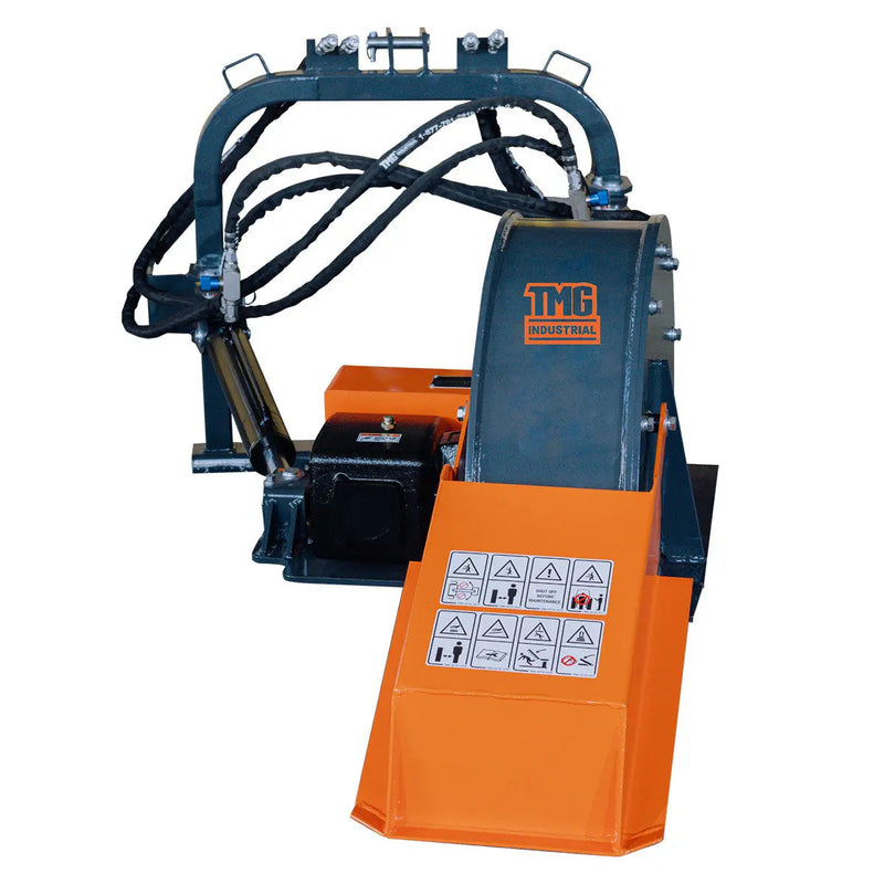3-Point PTO Stump Grinder, 20-60 HP, Cat 1 & 2 Hookups, 12" Below & 18" Above Ground, 40° Cutting Arc, GMD-TSG24