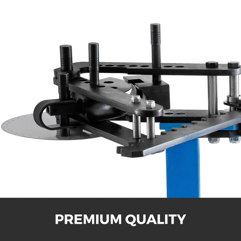45" Tube Pedestal Bender, 240° Max Bending, 3 Dies Included, Heavy-Duty Metal Frame, DOBA-TB120