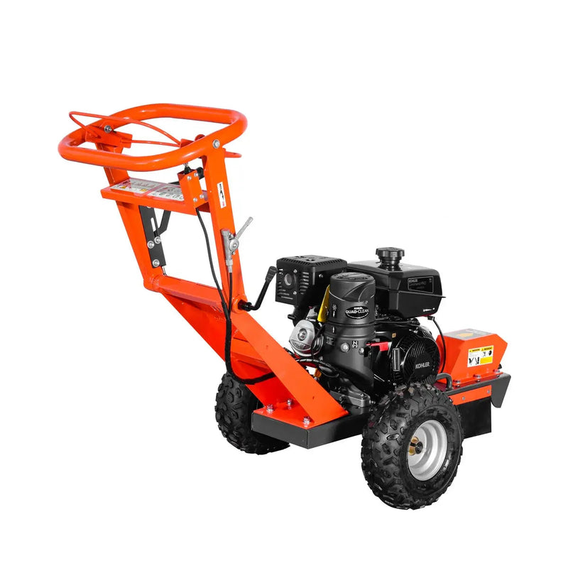 Walk-Behind Kohler Powered Stump Grinder, 9 Carbide Teeth, 24" Cutting Capacity, 14 HP Gasoline Engine, GMD-GSG9