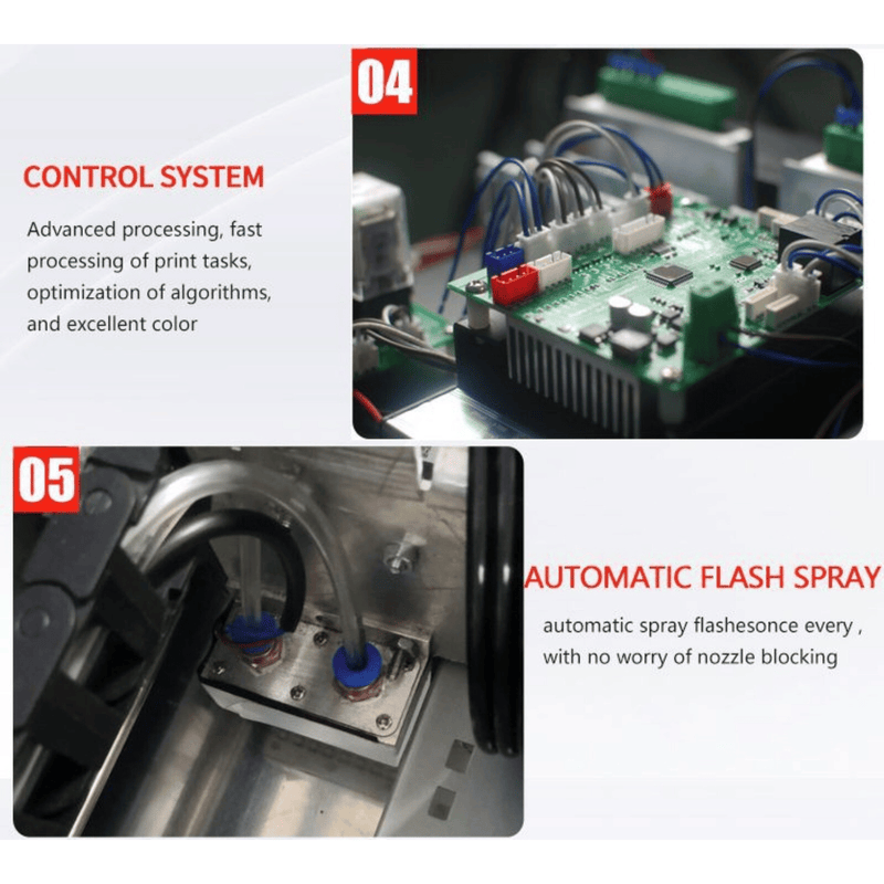 A4 UV Flatbed Printer with Infrared Height Sensor & 6-Color Ink System, DOBA-UVPA4