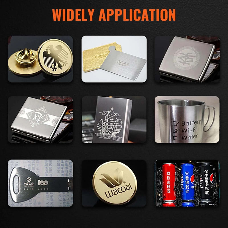 50W Fiber Laser Marking Machine Metal Engraver with Foot Switch, DOBA-FL50