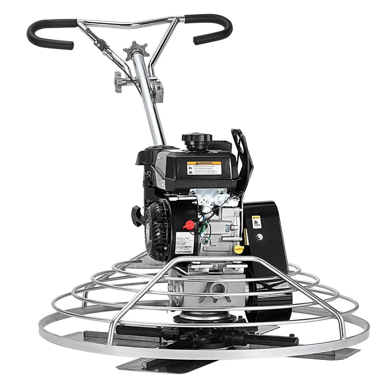 38" Walk-Behind Power Trowel, 6HP Gas-Powered Cement Finishing Machine with Float Pan Blade, DOBA-PT38