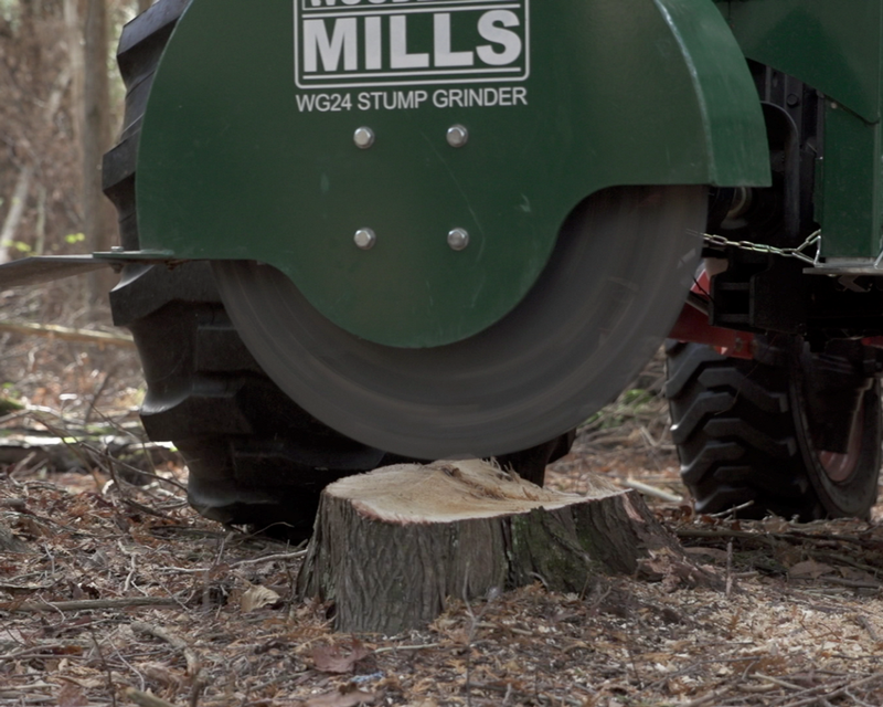 3-Point PTO Stump Grinder with 34 Carbide Teeth